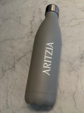 Aritzia Grey Swell Type Metal Water Bottle
